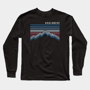 Colorado Avalanche Edit Long Sleeve T-Shirt